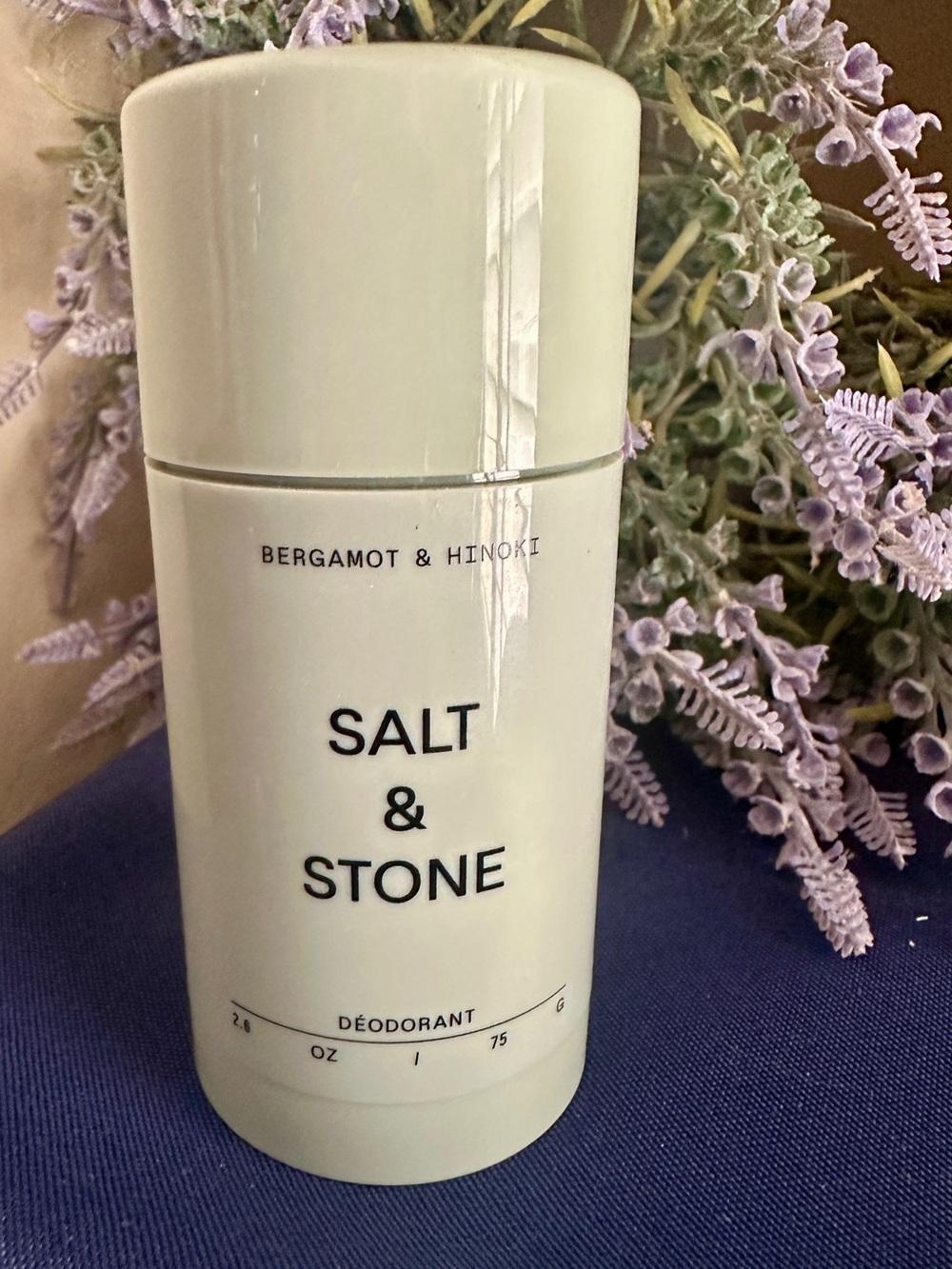 Salt & Stone Bergamot & Hinoki Deodorant Stick — White